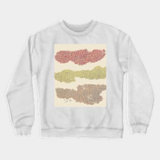 Sandy Trifecta Sand Painting Crewneck Sweatshirt